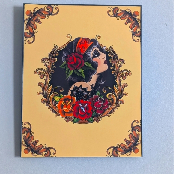 Beautiful Rare 1st Edition Framed Burlesque Lady Art Wall Art - Picture 2 of 5